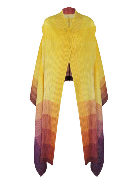  Pleats Please Issey Miyake Photon Cardigan - Yellow 