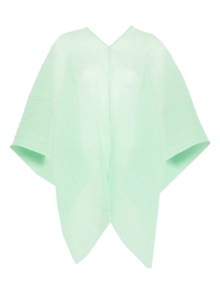  Pleats Please Issey Miyake Pleated Scarf - Green 