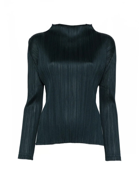  Pleats Please Issey Miyake Pleated Top - Green 