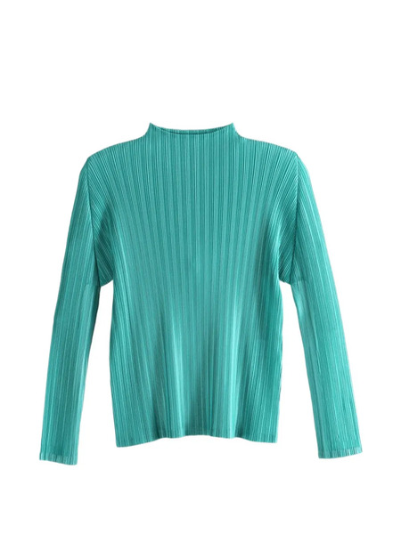  Pleats Please Issey Miyake Pleated Top - Green 