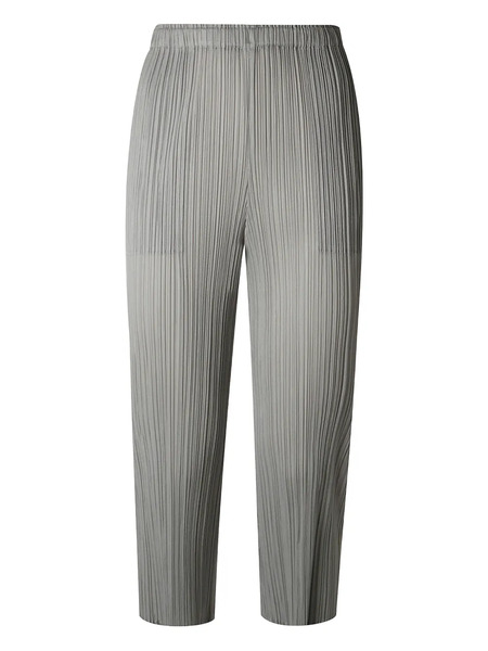  Pleats Please Issey Miyake Pleated Trousers - Grey 