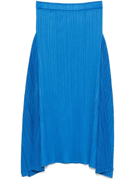  Pleats Please Issey Miyake Thicker Bottoms 2 Midi Skirt - Blue 