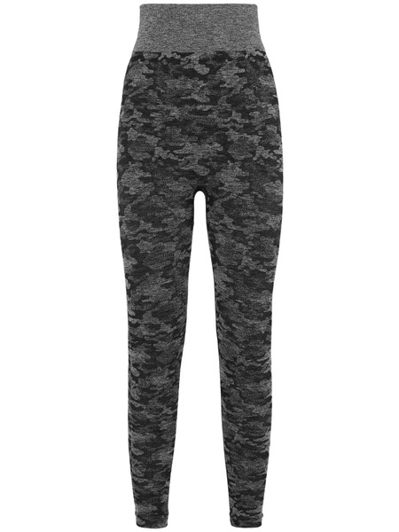 Plein Sport Camouflage-print Performance Leggings - Grey 