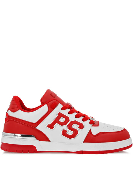 Plein Sport Logo-appliqué Sneakers - White 