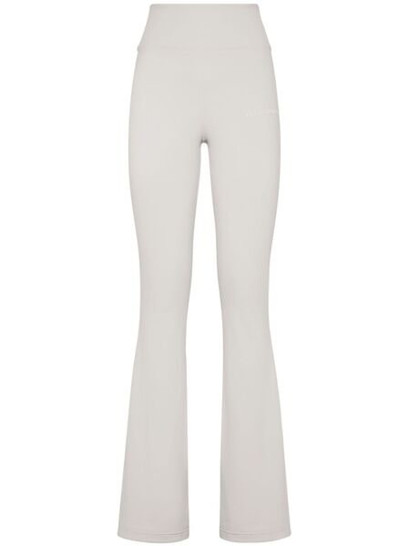  Plein Sport Logo Bootcut Leggings - Grey 
