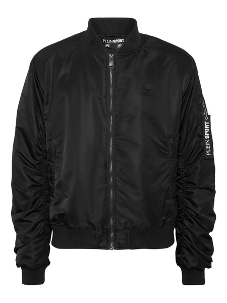  Plein Sport Logo-plaque Bomber Jacket - Black 