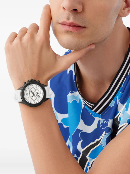  Plein Sport Watch Warrior Tech Chrono 47.5mm - White 