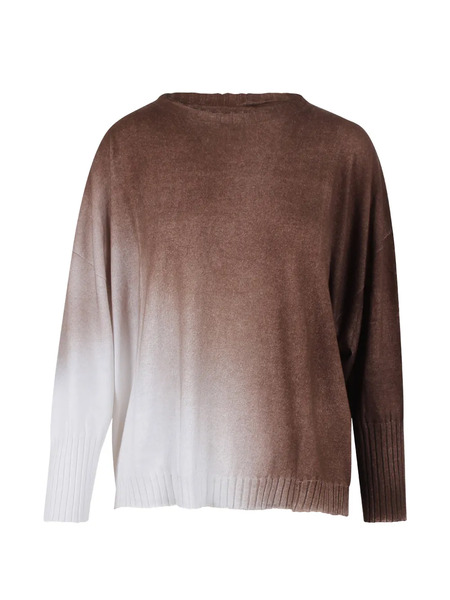  Ploumanach Dip-dye Sweater - Brown 