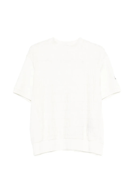  Pmds Branding Textured Short-sleeve T-shirt - White 