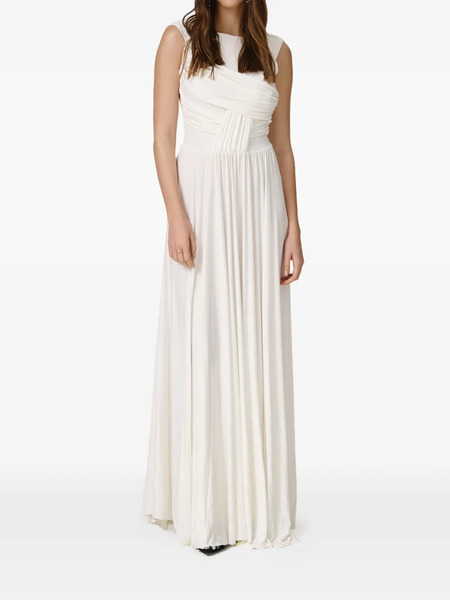  Pnk Draped Maxi Dress - White 