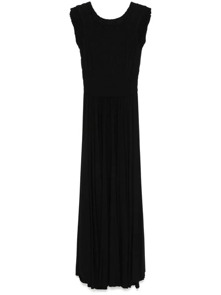  Pnk Ruched Maxi Dress - Black 