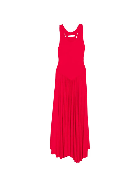  Pnk Ruffled Maxi Dress - Red 