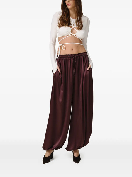  Pnk Tie-detail Top - White 