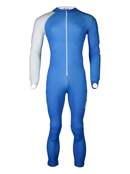  Poc Kids Colour-block Long-sleeve Suit - Blue 