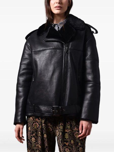  Poche Paris Faux-fur Jacket - Black 