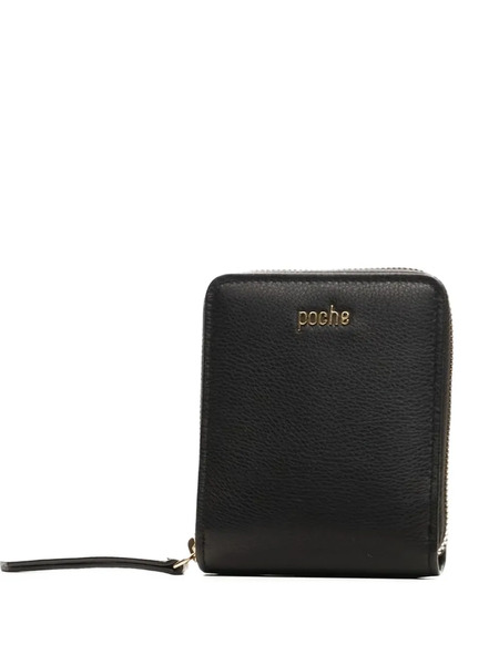  Poche Paris Leather Wallet - Black 