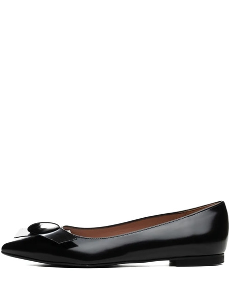  Poche Paris Lorraine Flat Pumps - Black 