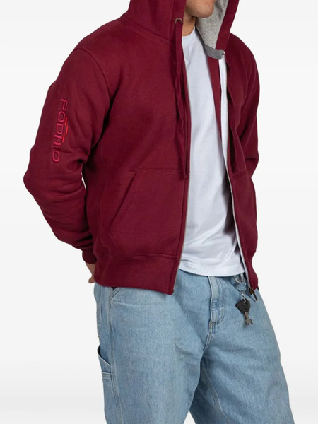  Podhio Hooded Zip Sweatshirt - Red 