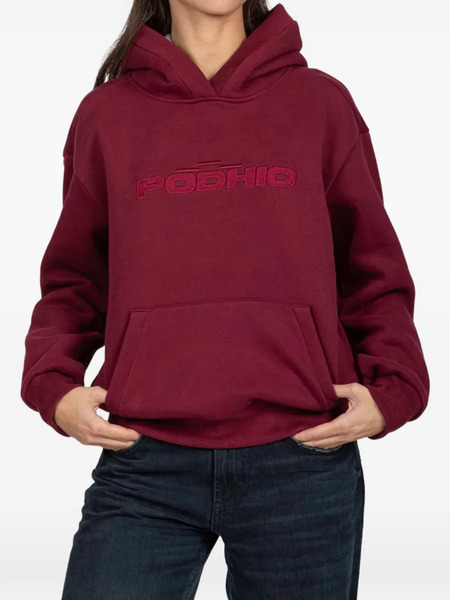  Podhio Long-sleeve Hoodie - Red 