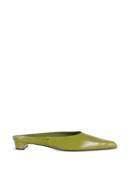 Poeve Faye Point-toe Pumps - Green 