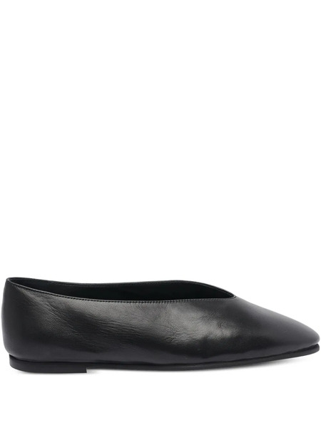  Poeve Leather Ballet Flats - Black 
