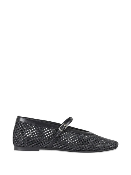  Poeve Leather Ballet Flats - Black 