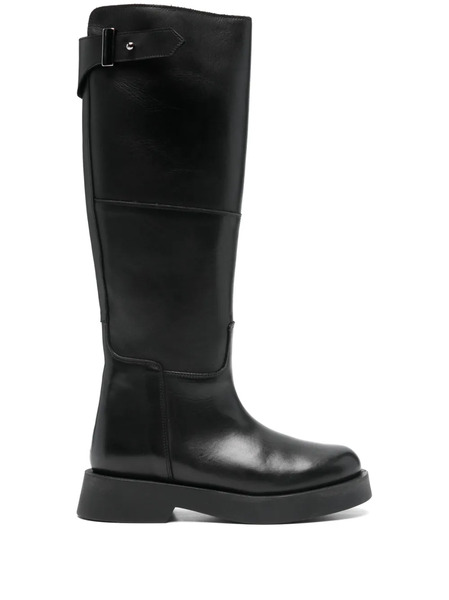  Poeve Xia Buckle Boots - Black 