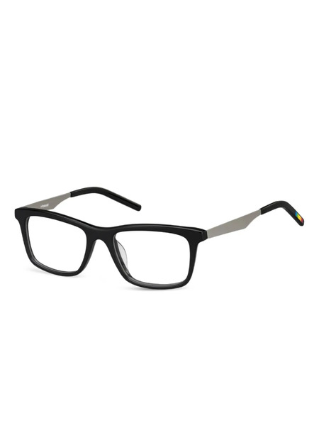  Polaroid Rectangle-frame Glasses - Black 