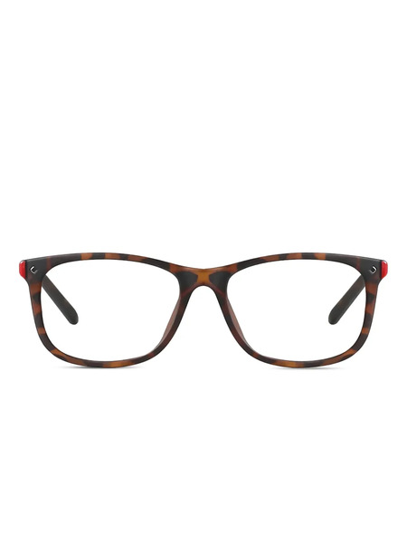  Polaroid Square-frame Glasses - Brown 