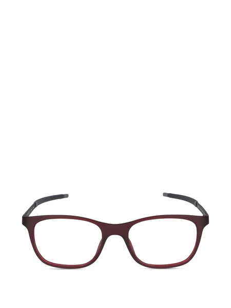  Police Rectangle-frame Glasses - Red 