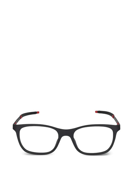  Police Round Eyeglasses - Black 