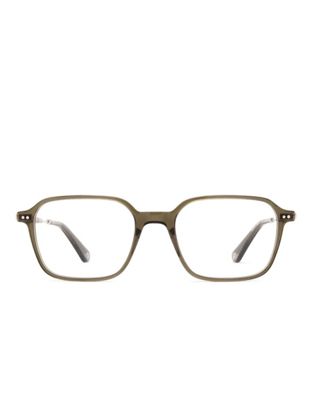  Police Square-frame Glasses - Green 
