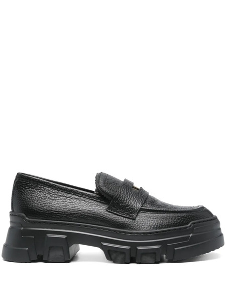  Pollini Penny Slot Loafers - Black 