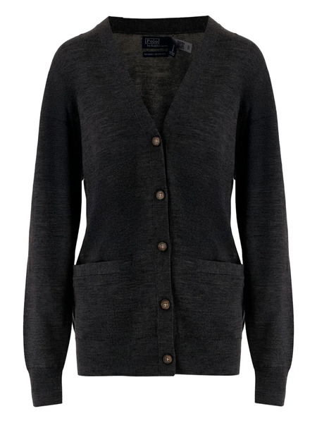  Polo Ralph Lauren Button-front Patch-pocket Cardigan - Grey 