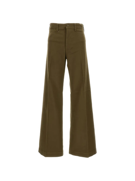  Polo Ralph Lauren Button Palazzo Pants - Green 