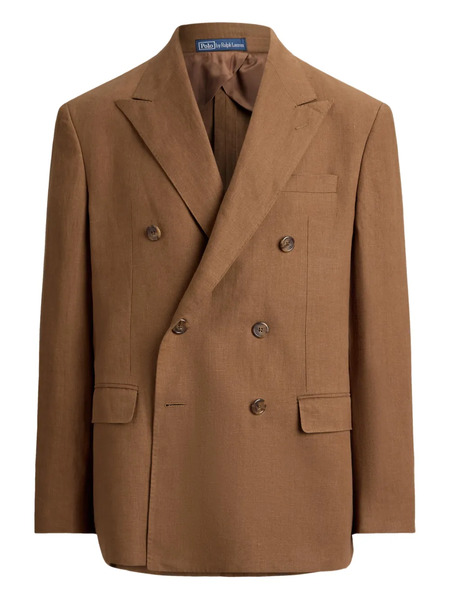  Polo Ralph Lauren Double-breasted Blazer - Brown 