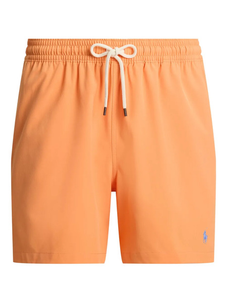  Polo Ralph Lauren Drawstring Embroidered Swim Trunk - Neutrals 