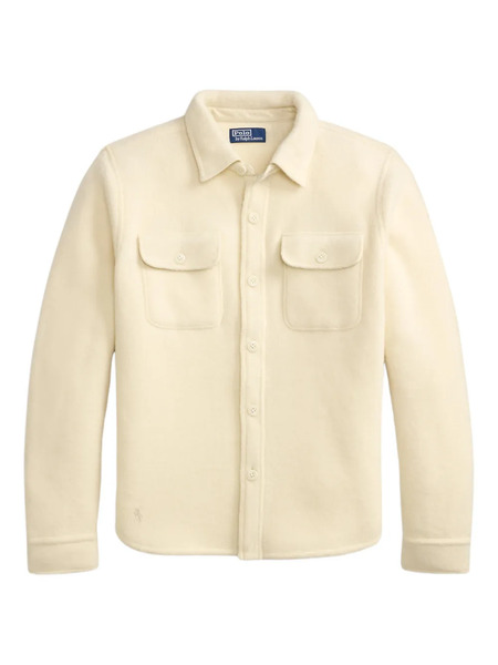  Polo Ralph Lauren Felted Collared Jacket - Neutrals 