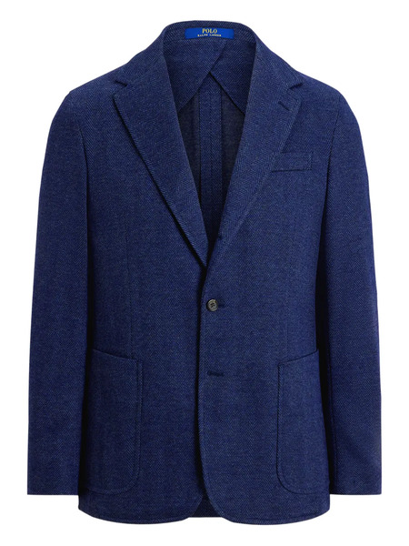  Polo Ralph Lauren Herringbone-pattern Blazer - Blue 