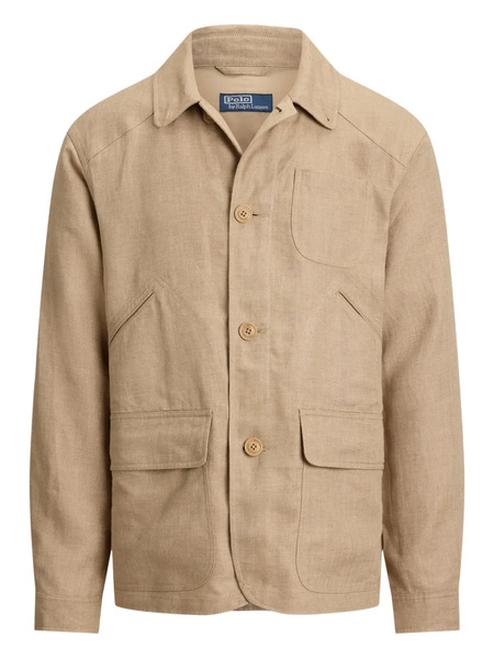  Polo Ralph Lauren Herringbone Pocket Jacket - Neutrals 