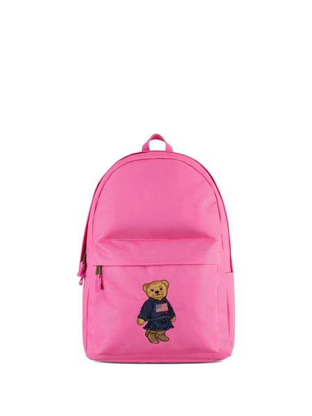  Polo Ralph Lauren Kids Bear-embellishment Backpack - Pink 