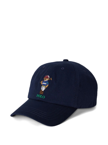  Polo Ralph Lauren Kids Bear-embroidered Baseball Cap - Blue 