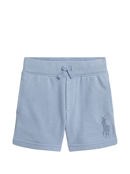  Polo Ralph Lauren Kids Big Pony Drawstring Shorts - Blue 