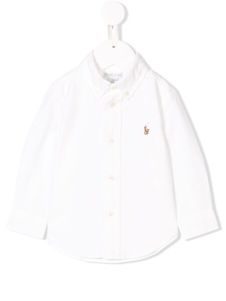  Polo Ralph Lauren Kids Button-down Shirt - White 