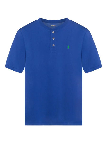  Polo Ralph Lauren Kids Buttoned Short-sleeve Top - Blue 