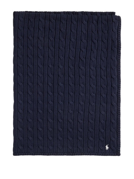  Polo Ralph Lauren Kids Cable-knit Blanket - Blue 