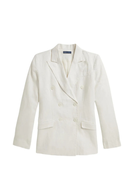  Polo Ralph Lauren Kids Double-breasted Linen Jacket - Neutrals 