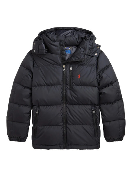  Polo Ralph Lauren Kids Down Puffer Jacket - Black 