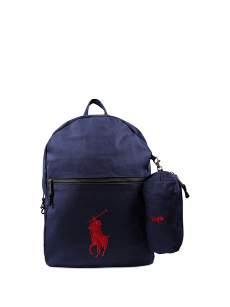  Polo Ralph Lauren Kids Embroidered-logo Backpack - Blue 