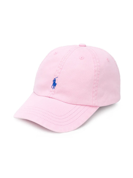  Polo Ralph Lauren Kids Embroidered Logo Cap - Pink 